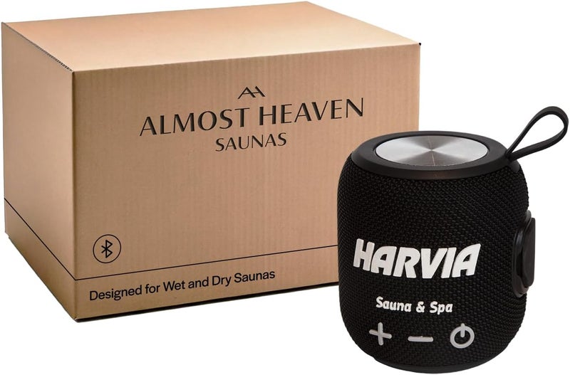 Almost Heaven Saunas Almost Heaven Bluetooth Sauna Speaker, Portable Waterproof Speakers with Heat Resistance, Designed for Wet & Dry Saunas, Wireless Bluetooth Speaker with USBC Charging, Made for Indoor & Outdoor Saunas - Image 1